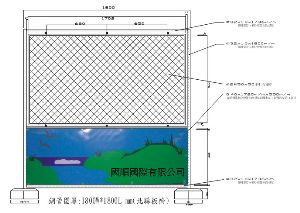 衛工鋼管圍籬