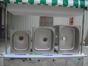 高級不銹鋼製 單水槽